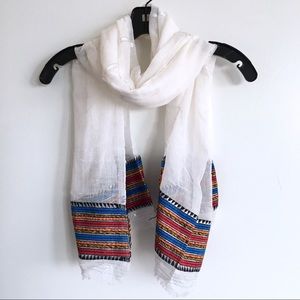 Ethiopian Handwoven Organic Cotton Scarf